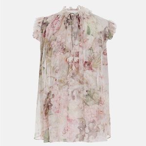 Zimmermann dancer flutter tank - alabaster garden floral